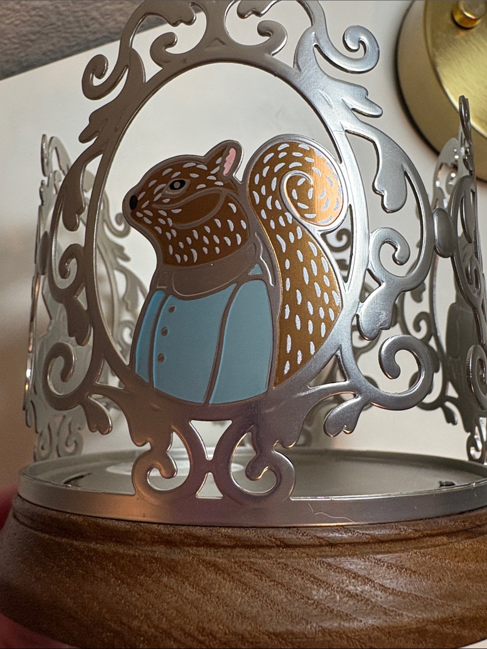 Rare! Bath & Body Works forest critters candle holder